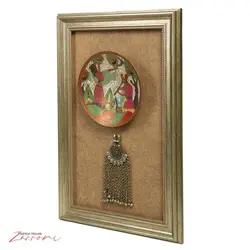 قاب دکوراتیو نی زن و رقاص | برگرفته از افسانه هندی