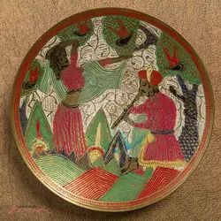 قاب دکوراتیو نی زن و رقاص | برگرفته از افسانه هندی