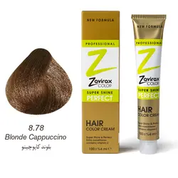 رنگ مو با پوشش دهی فوق العاده ۸٫۷۸ Blonde Cappuccino بلوند کاپوچینو زاویراکس