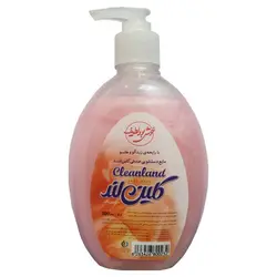 مایع دستشویی صدفی کلین لند با رایحه هلو و زردآلو حجم 500 میل