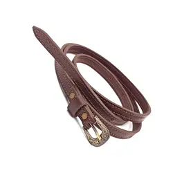 کمربند زنانه چرم طبیعی گاوی سایز 1.5