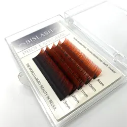 مینی پالت رنگی مژه بیسلش_آمبره قرمز(Two tone Red /c0.15×9-13mix)
