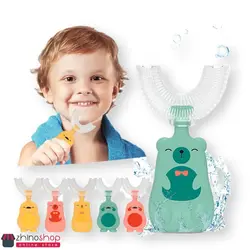 مسواک کودک تمام سیلیکونی چرخشی » ژینوشاپ
