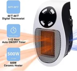 هیتر برقی پریزی مدل Portable Heater با پرتاب باد عالی