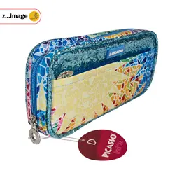 جامدادی فانتزی پیکاسو G4 طرح کاشی 1 پولک دار