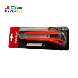 کاتر دسته پلاستیکی پنتر قرمز 18mmPanter