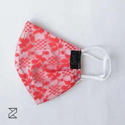 ماسک پارچه ای دانتل دار بزرگسال کد FM003