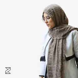 شال پلیسه ماسه ای کد SW032