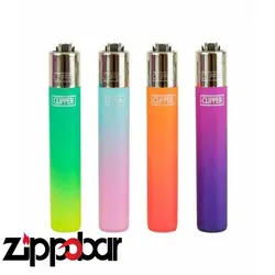 فندک گازی کلیپر مدل رنگی ساده-Clipper Gradient Gas Lighter