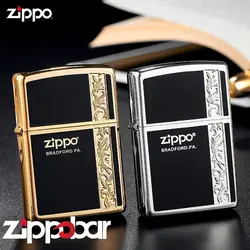 فندک زیپو اصل طرح گل حکاکی شده-Zippo Flower Design
