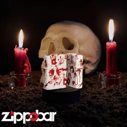 فندک زیپو اصل کد ۴۹۸۰۸ -Zippo 49808 Bloody Hand Design