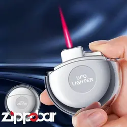 فندک گازی یوفو نقره ای-UFO Gas Lighter