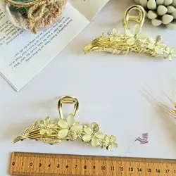 کلیپس فلزی دسته گل رزینی C48