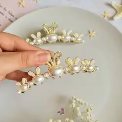 کلیپس فلزی خرگوش مرواریدی C18