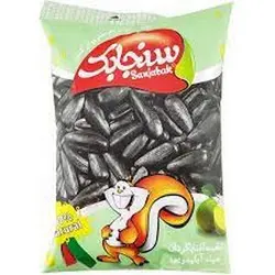 تخمه آفتابگردان سیاه ابلیمویی ۱۰۵گرم سنجابک