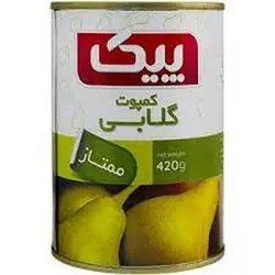 کمپوت گلابی ۴۲۰گرم پیک