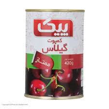 کمپوت گیلاس ۴۲۰گرم پیک