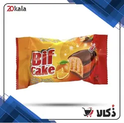 بیف کیک با مغز کرم پرتقال و روکش کاکائویی آدرین – وزن 45 گرم