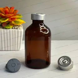 شیشه 50 میل ویال قهوه ای 70 عدد