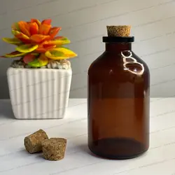 شیشه 50 میل ویال قهوه ای 70 عدد