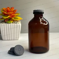 شیشه 50 میل ویال قهوه ای 70 عدد