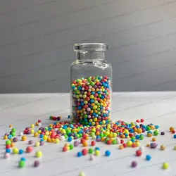 شیشه 10 میل ویال پهن 310 عدد