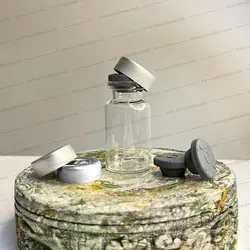 شیشه 10 میل ویال پهن 310 عدد