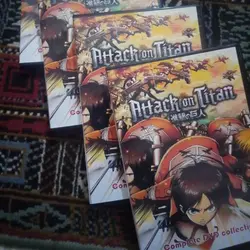 پکیج فیزیکی انیمه سریالی اتک آن تایتان اورجینال ژاپنی + دوبله فارسی Attack on Titan