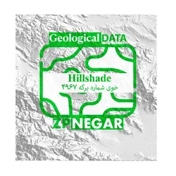 نقشه Hillshade خوی به شماره برگه 4967