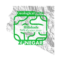 نقشه Hillshade دوستان به شماره برگه 4865