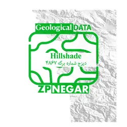 نقشه Hillshade دیزج به شماره برگه 4867
