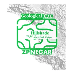 نقشه Hillshade سیلوانا به شماره برگه 4964