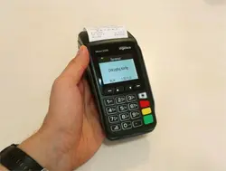 دستگاه کارتخوان بیسیم فروشی مدل Ingenico Move 2500