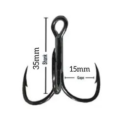 قلاب ماهیگیری سه شاخ سایز 0/2 کد 1409