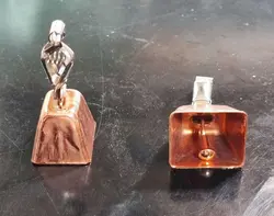 زنگوله ناقوسی گیره ای مسی