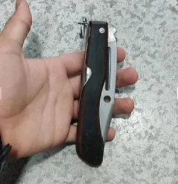 چاقو طرح سرنیزه ساخت بوکان آلیاژ فولاد