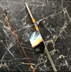 چوب دو تکه تو پر سیم بکسل دار با اتصال پیچی آلبا استار طول 270 سانتی متر