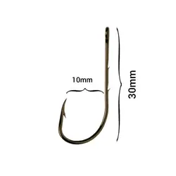 قلاب ماهیگیری وی ام سی فرانسه برنزی - سایز 1 پک 5 عددی