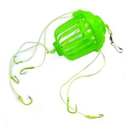 ست سبد طعمه پاشی به همراه قلاب و هرزگرد