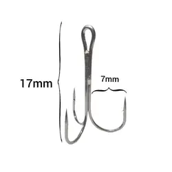 قلاب ماهیگیری سه شاخ سایز 8 بسته 8 عددی