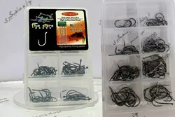 قلاب ماهیگیری فولادی فایو استار پایه کوتاه 100 عددی در 8 سایز