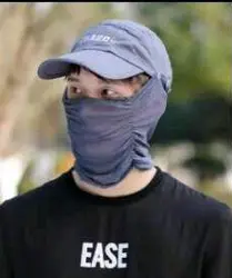 کلاه دو تیکه تاشو پشت توری