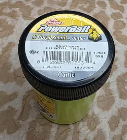 خمیر برکلی طعمه ماهیگیری مدل power bait طعم سیر