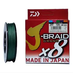 نخ ماهیگیری ابریشمی ( براید ) دایوا_ایکس 8 سبز رنگ 100 متری