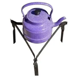 سه پایه تاشو آهنی مسافرتی مدل صحرائی مخصوص کتری و قابلمه