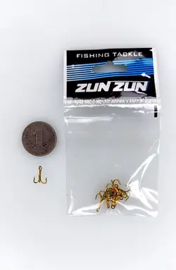 قلاب ماهیگیری سه شاخ L12 برند زون زون   کد 764