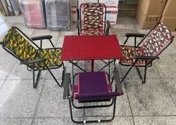 صندلی سفری تاشو پایه آهنی