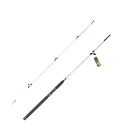 چوب ماهیگیری دوتیکه توپر سفید کروکدیل - سایز 270