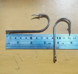 قلاب ماهیگیری پایه بلند پشت خاردار یولا سایز 11/0 بسته 3 عددی