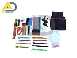 کیت ابزار نصب کاور و پوشش شیشه و بدنه خودرو همراه با کیف حمل Car Wrapping Installation Tools Kit